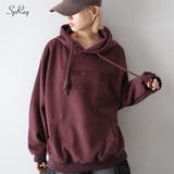 ロゴ刺しゅうビッグパーカー | SpRay | 詳細画像1 