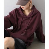 ロゴ刺しゅうビッグパーカー | SpRay | 詳細画像6 