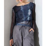 C | シアー総柄ロンT | SpRay