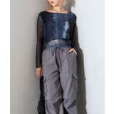 シアー総柄ロンT | SpRay | 詳細画像16 