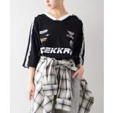 ブラック | 袖レースゲームロンT | SpRay