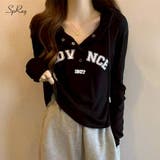 ロゴプリントパーカーT | SpRay | 詳細画像1 