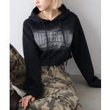 ロゴ貼付けクロップドパーカー | SpRay | 詳細画像10 