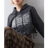 ロゴ貼付けクロップドパーカー | SpRay | 詳細画像27 