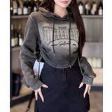 ロゴ貼付けクロップドパーカー | SpRay | 詳細画像8 