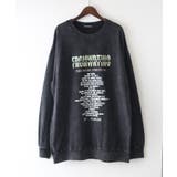 裏起毛ピグメントプリントスウェット | SpRay | 詳細画像10 