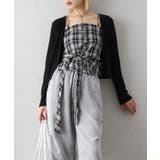 チェックリボン×カーディガンアンサンブル | SpRay | 詳細画像4 