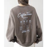 カーキ | 裏起毛カフェおばけスウェット | SpRay