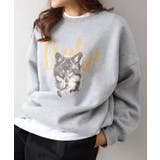 グレー | 裏起毛WOLFスウェット | SpRay