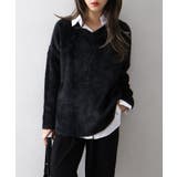 ブラック | シャギービックニット | SpRay