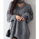 マフラー付BIGニット | SpRay | 詳細画像9 