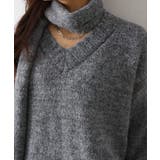 マフラー付BIGニット | SpRay | 詳細画像10 