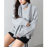 マフラー付BIGニット | SpRay | 詳細画像17 