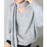 マフラー付BIGニット | SpRay | 詳細画像19 