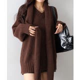 マフラー付BIGニット | SpRay | 詳細画像23 