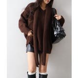 マフラー付BIGニット | SpRay | 詳細画像24 