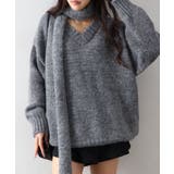 マフラー付BIGニット | SpRay | 詳細画像4 