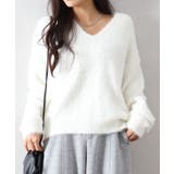 シャギーVネックニット | SpRay | 詳細画像16 