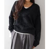 シャギーVネックニット | SpRay | 詳細画像19 