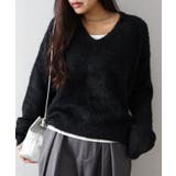 シャギーVネックニット | SpRay | 詳細画像20 