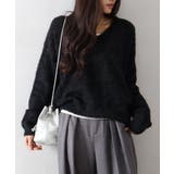 シャギーVネックニット | SpRay | 詳細画像23 