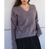 シャギーVネックニット | SpRay | 詳細画像35 