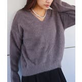 シャギーVネックニット | SpRay | 詳細画像38 