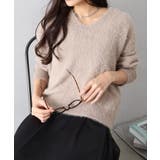 シャギーVネックニット | SpRay | 詳細画像4 