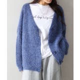 起毛アゼ編Vネックカーディガン | SpRay | 詳細画像11