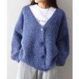 起毛アゼ編Vネックカーディガン | SpRay | 詳細画像13