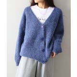 起毛アゼ編Vネックカーディガン | SpRay | 詳細画像14