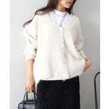 起毛アゼ編Vネックカーディガン | SpRay | 詳細画像24