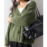 起毛アゼ編Vネックカーディガン | SpRay | 詳細画像30