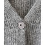 起毛アゼ編Vネックカーディガン | SpRay | 詳細画像34