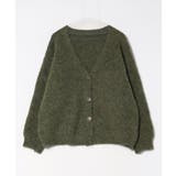 起毛アゼ編Vネックカーディガン | SpRay | 詳細画像40