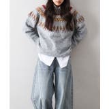 求心柄ニットトップス | SpRay | 詳細画像13 