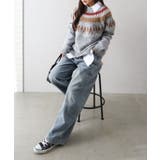 求心柄ニットトップス | SpRay | 詳細画像16 