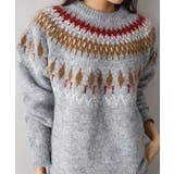 求心柄ニットトップス | SpRay | 詳細画像17 