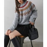 求心柄ニットトップス | SpRay | 詳細画像22 