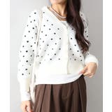 ドットVニットカーディガン | SpRay | 詳細画像9 