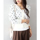 ドットVニットカーディガン | SpRay | 詳細画像11 