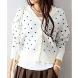 ドットVニットカーディガン | SpRay | 詳細画像12 