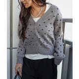 ドットVニットカーディガン | SpRay | 詳細画像14 