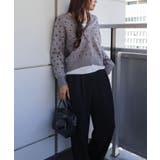 ドットVニットカーディガン | SpRay | 詳細画像16 