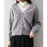 ドットVニットカーディガン | SpRay | 詳細画像2 