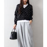 ドットVニットカーディガン | SpRay | 詳細画像18 