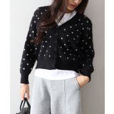 ドットVニットカーディガン | SpRay | 詳細画像19 