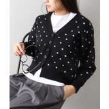 ドットVニットカーディガン | SpRay | 詳細画像21 