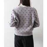 ドットVニットカーディガン | SpRay | 詳細画像5 