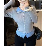 リブニットレイヤードトップス | SpRay | 詳細画像11 